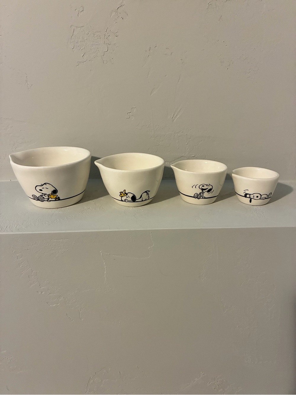 Rae Dunn snoopy double sided measuring cups